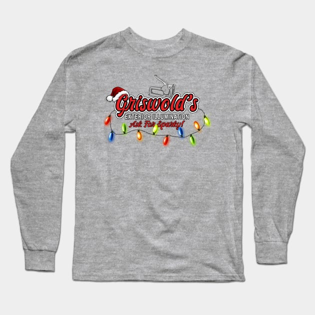 Griswold's Exterior Illumination Long Sleeve T-Shirt by kevfla